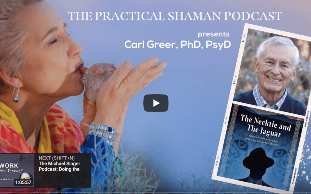 Renee Baribeau interviews Carl Greer, PhD, PsyD author of The Necktie and The Jaguar: A Memoir to Help You Change Your Story and Find Fulfillment